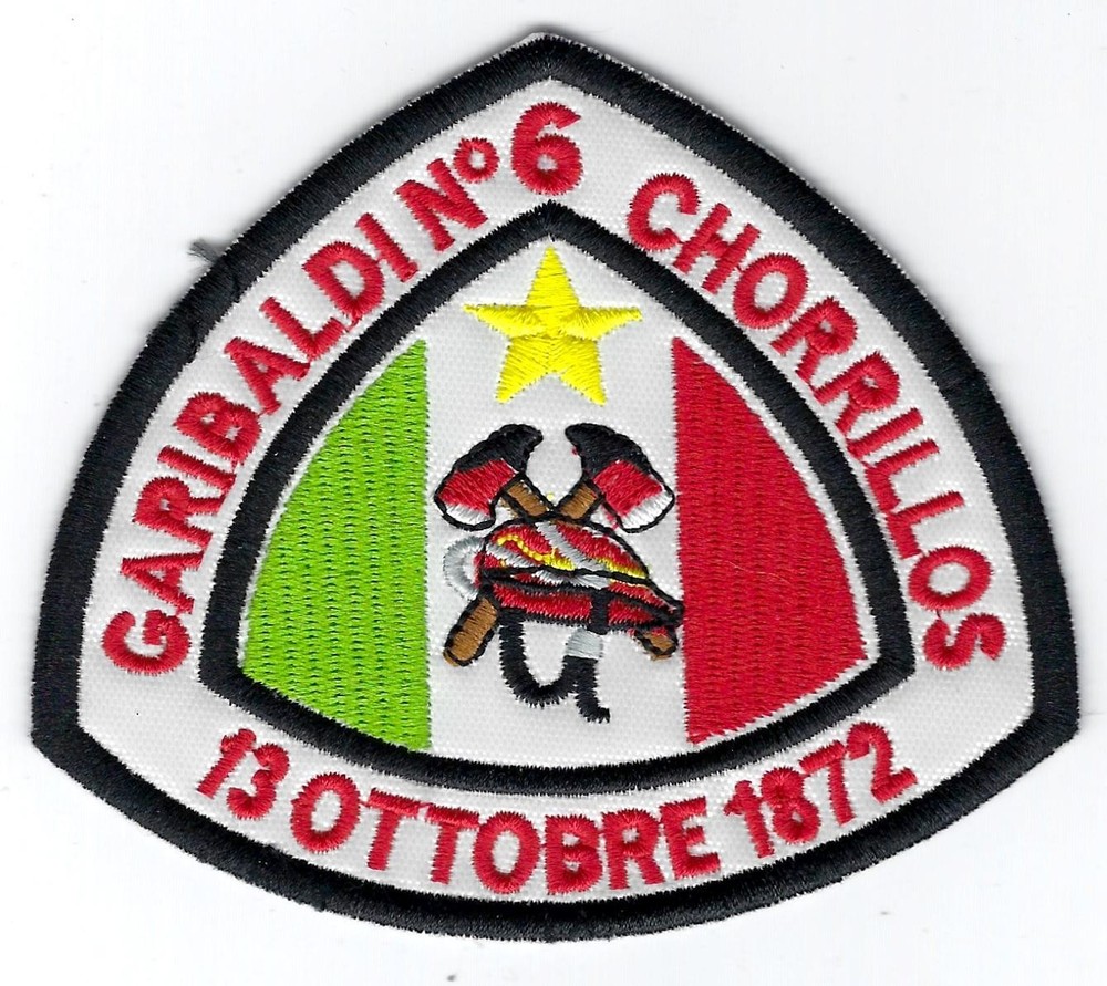 PERU - Garibaldi No 6 - Chorrillos  [ Fire Dept. Shoulder Patch ]