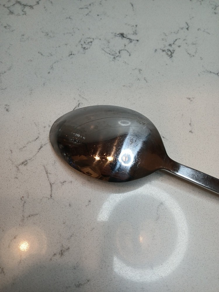Roscan 13" Solid Serving Spoon Stainless Steel W/Loop