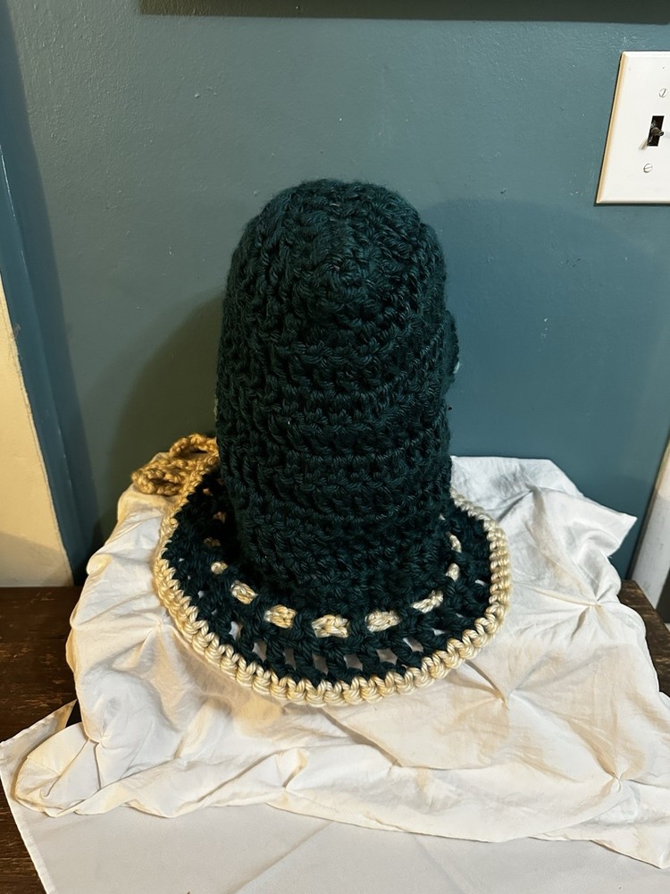 Hand Crocheted Hood Chunky Yarn