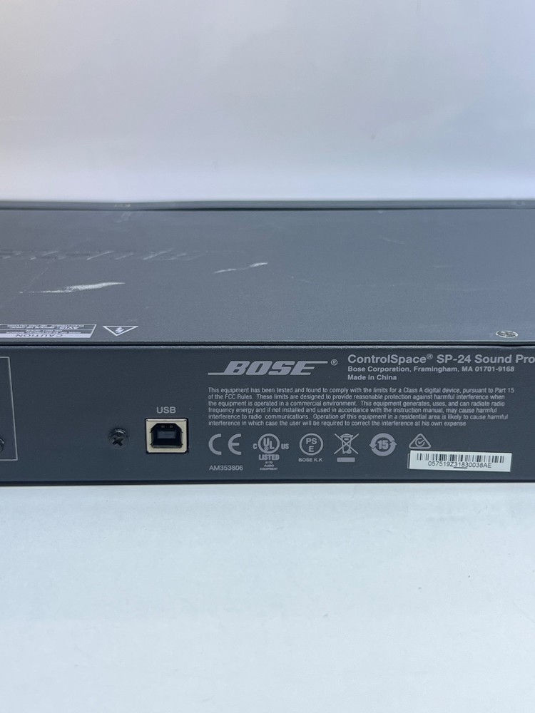 Bose SP-24 Sound Processor Used Audio Equipment