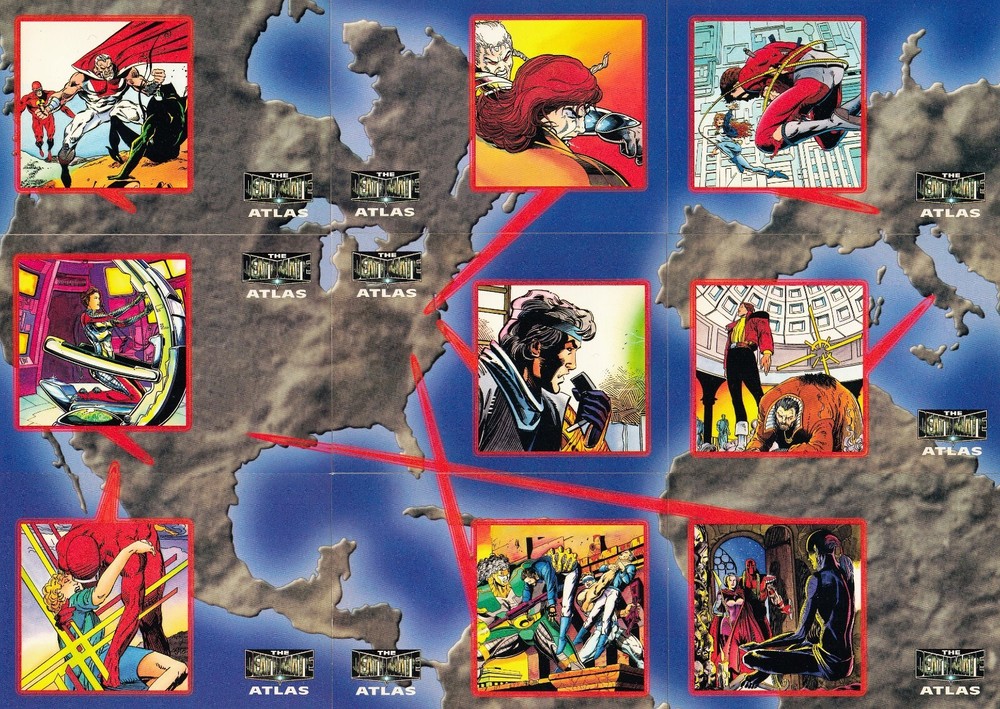 DEATHMATE 1993 UPPER DECK COMPLETE BASE CARD SET OF 110 MC