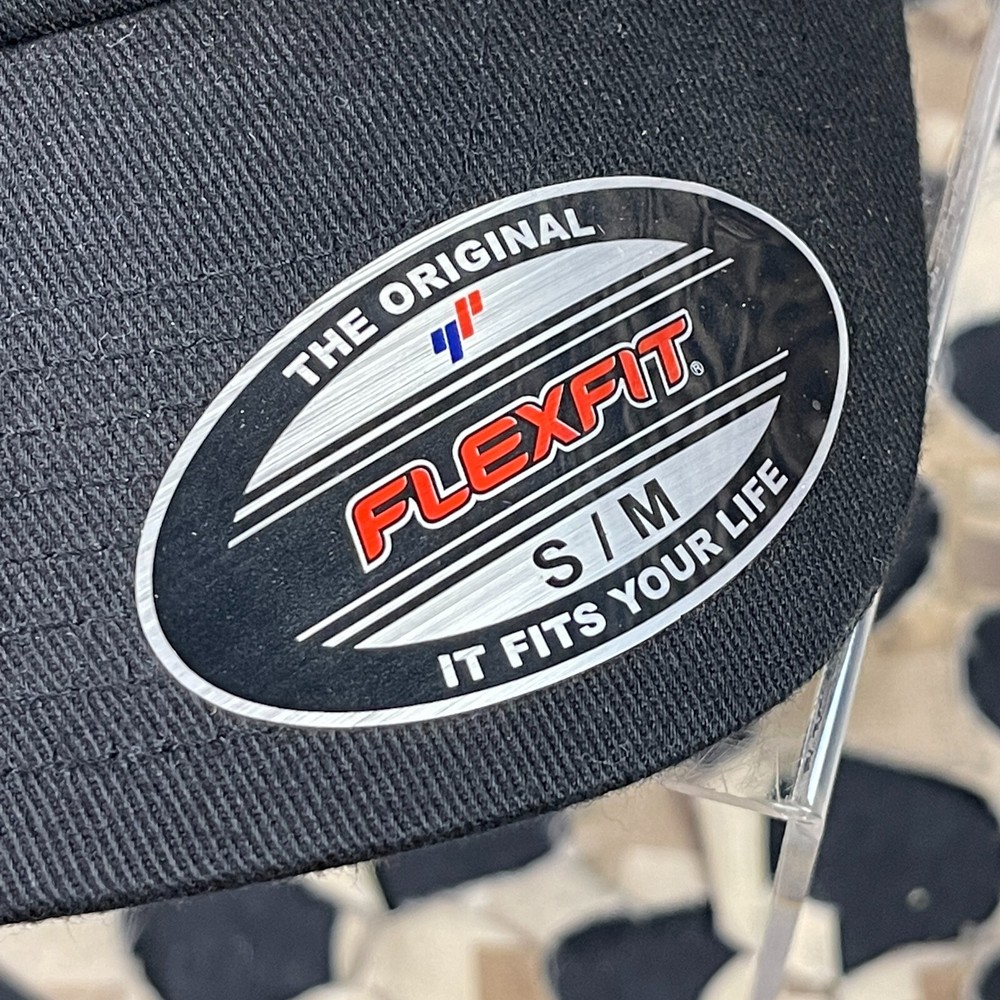 NEW Valken V Logo FlexFit Hat - Black/Gold - Small/Medium