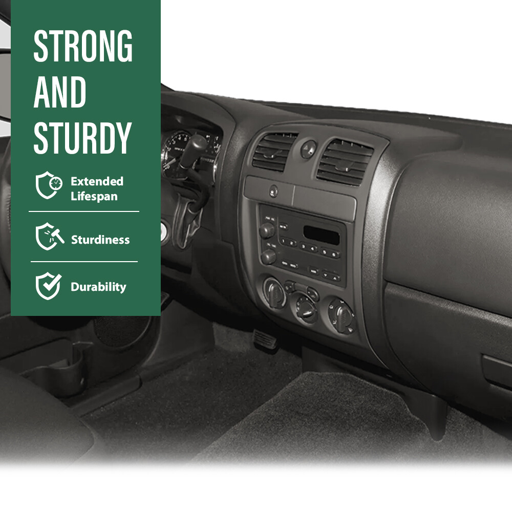 Fit For 2004-2012 Chevy Colorado GMC Canyon Center Dash Radio Vent Bezel Gray