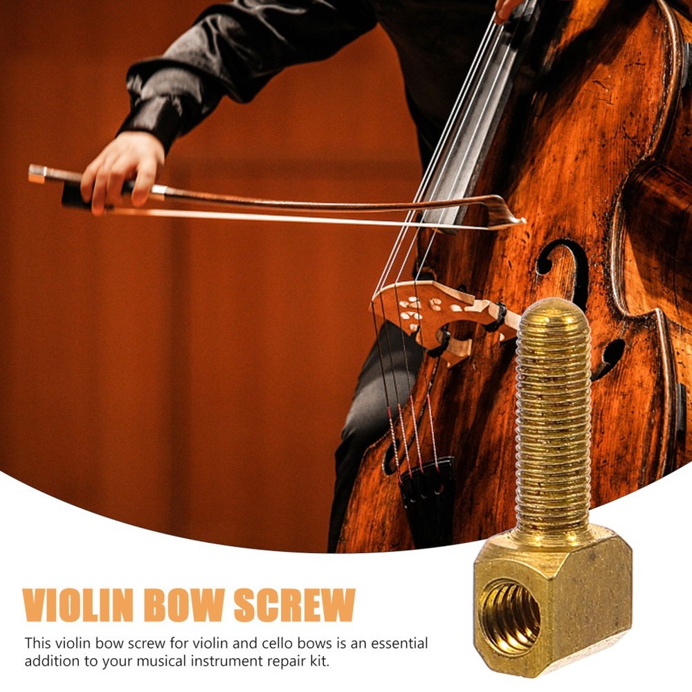 4 Pcs Violin Parts Bow Accessories Compound Practical Frog Screw