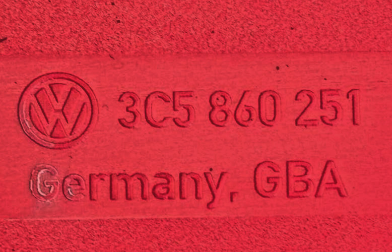 Original warning triangle VW Passat 3C CC 3C5860251