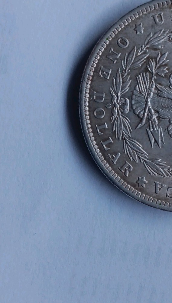 Morgan Silver Dollar New Orleans Mint Circulated 0.9 Fine Eagle Reverse $1