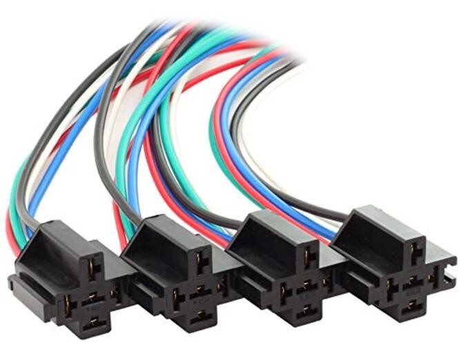Fastronix High Current 40/60A Relay Panel with 4 Relay and Socket Panel