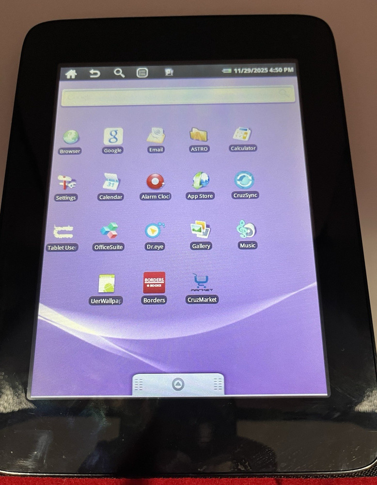 Cruz Reader Velocity R101 Microcomputer Android Bundle TESTED Easy Basic Works