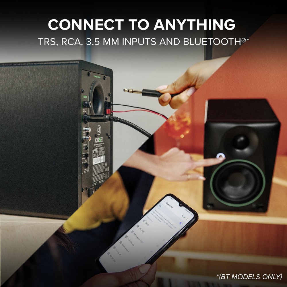 Mackie CR8BT 8" Creative Reference Powered Studio Monitors with Bluetooth