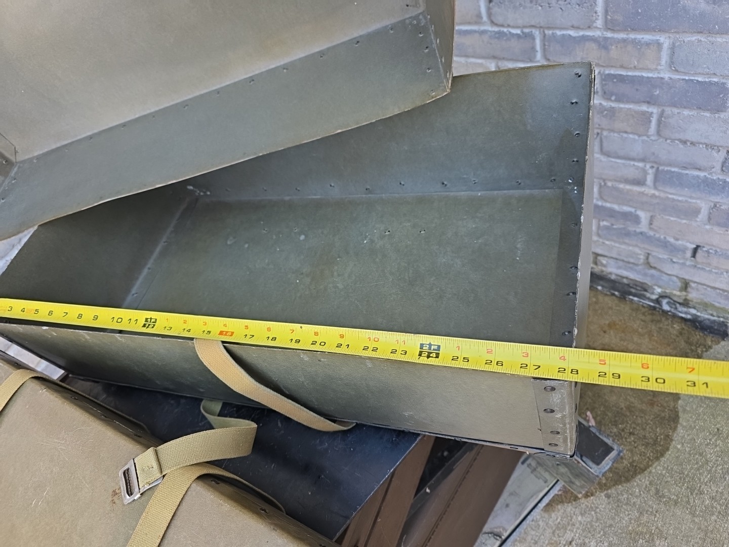 Vintage Pair of Fiber Hardware Cases 29x16x8