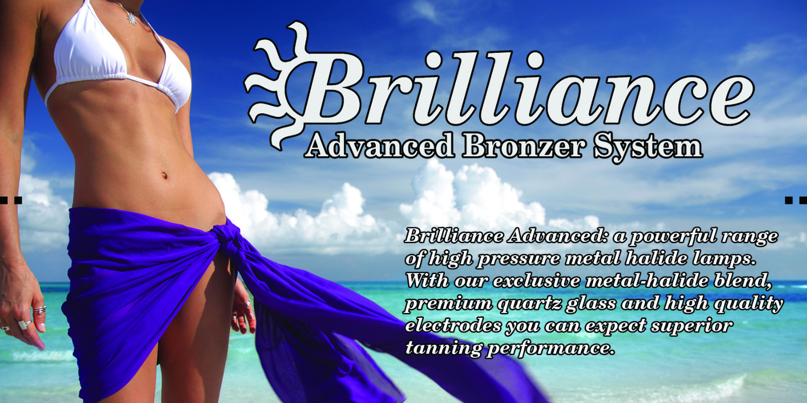 Tanning Bed Facial Lamps Bulbs Sunvision Beds 400W Facial -Brilliance HP- Qty 1