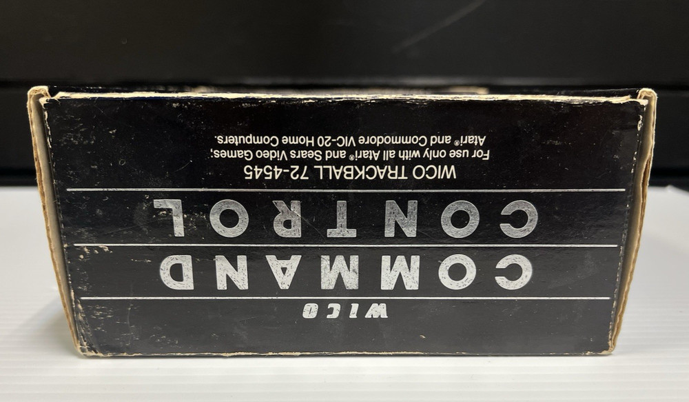 Wico Command Control Trackball Atari And Commodore Original Box preowned