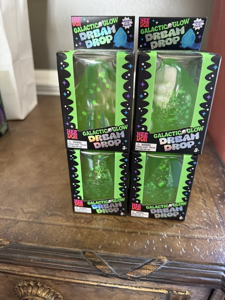 Needoh Galactic Glow Dream Drop Green ✨EXTREMELY RARE✨Impossible To Find