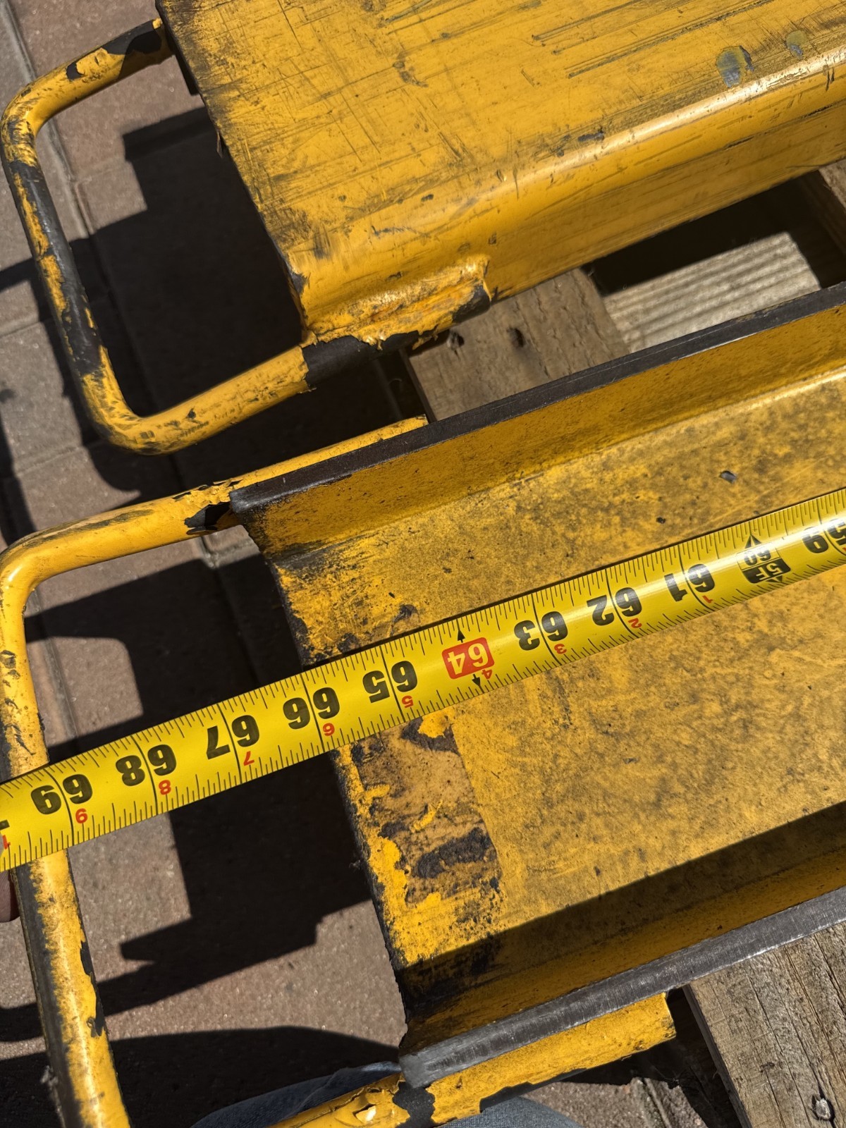 VESTIL FE-6-66 FORK EXTENSIONS YELLOW