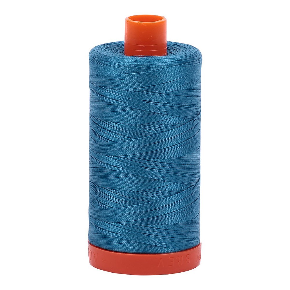 Mako Cotton Thread Solid 50wt 1422yds Medium Teal