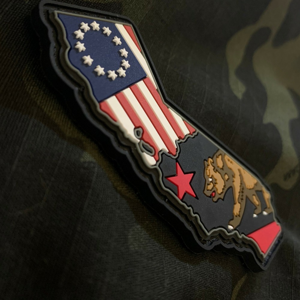California Patriot PVC Morale Patch