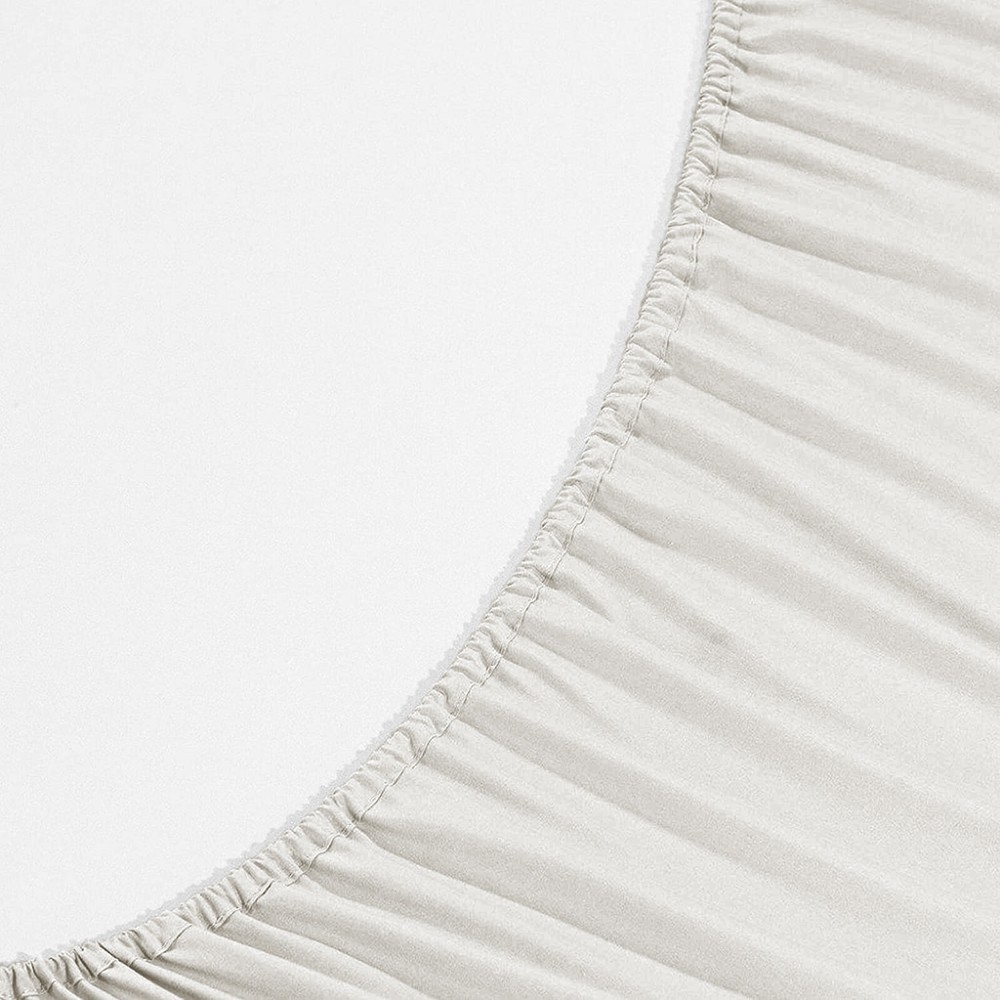 Noble Egyptian Cotton Deep Pocket Bedding Sheets Select Size Ivory Solid