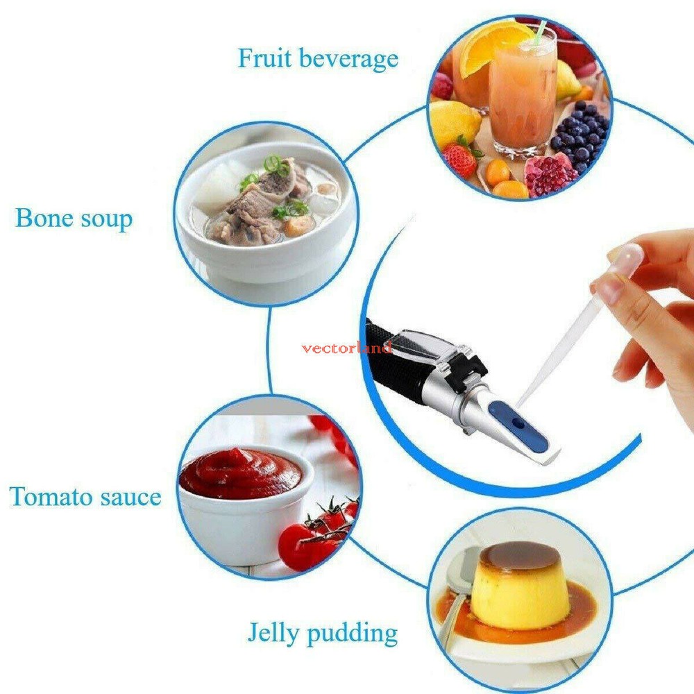 Professional Fruit Sugar Brix Refractometer 0-32% Beer Sweetness Saccharimeter
