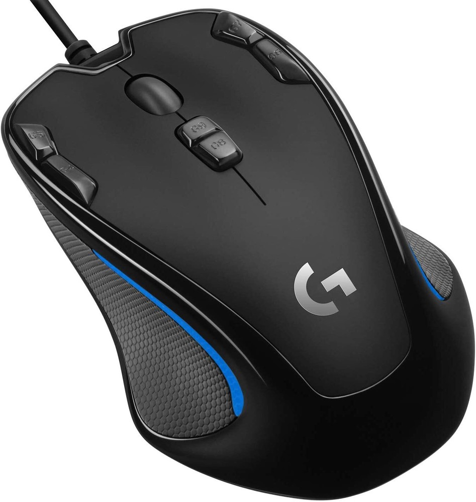 Logitech G300s Optical Ambidextrous Gaming Mouse 9 Programmable Buttons