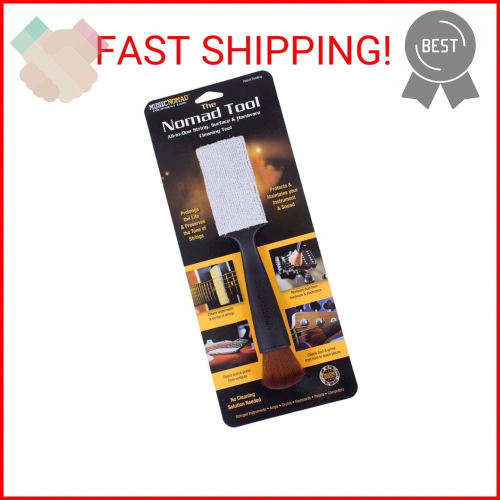 MusicNomad The Nomad String, Body & Hardware Cleaning Tool (MN205)