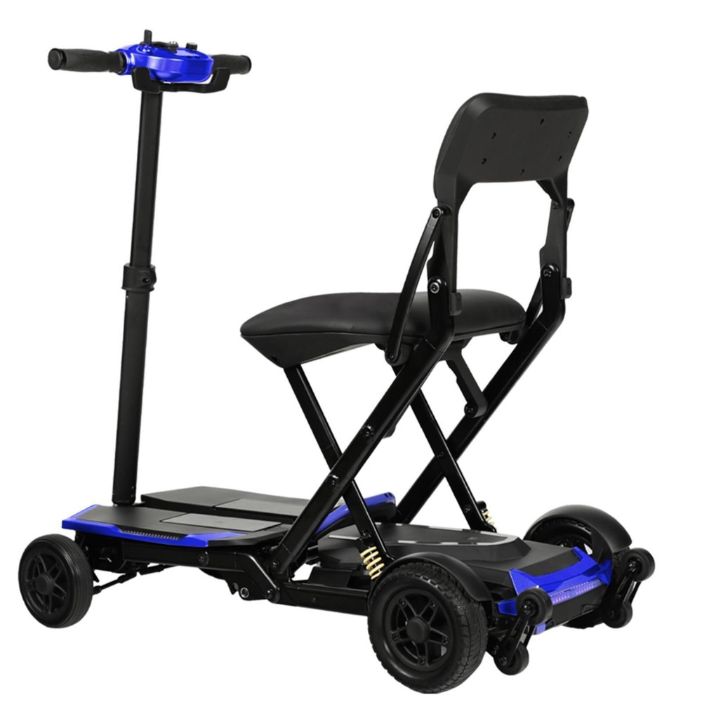 4 Wheel Mobility Scooter Foldable Remote Compact Comfortable for Seniors