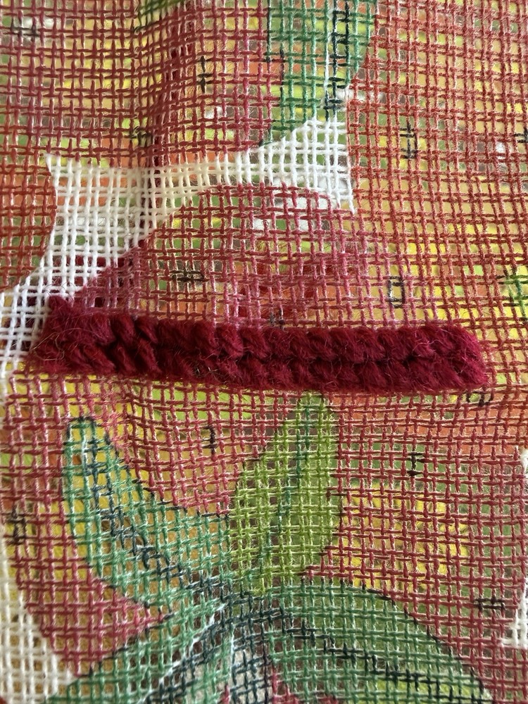 Vintage Strawberry & Hydrangeas Needlepoint Pillow Kits & Books