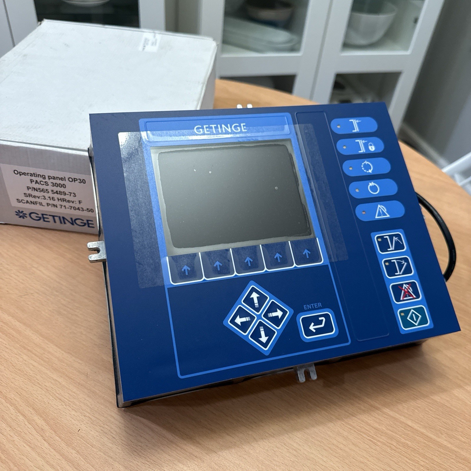 Getinge OP30 Operating Panel PACS 3000 P/N 5655489-73 Sterilizer Control NOS