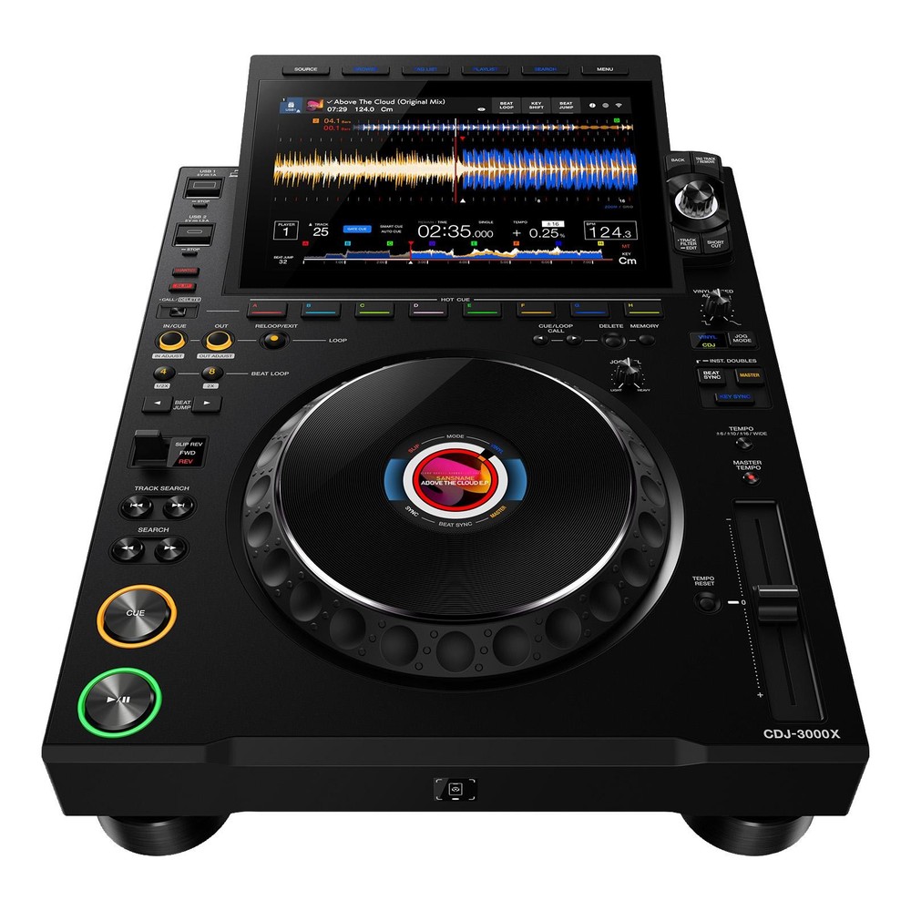 AlphaTheta CDJ-3000X DJ Player with XS-CDX Flight Case Package