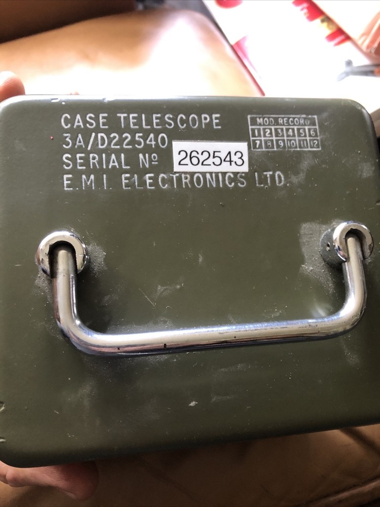 BIN Antique WATTS 3a/d22540 Emile Telescope Case EMI Electronics