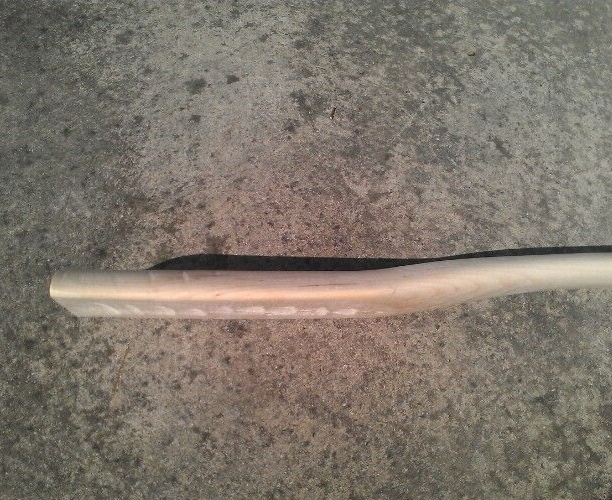 36" Amish Made Old Time Offset Broad Axe Handle USA Hickory