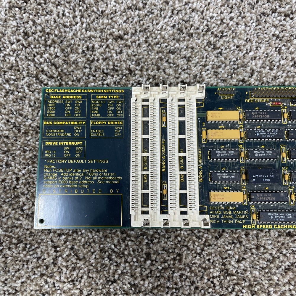 CSC FLASHCACHE 64 Flash Cache 64 Card UNTESTED AS IS