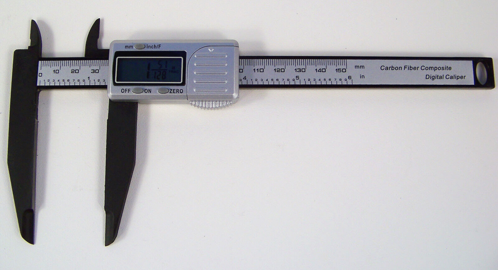 3 inch Long Jaw 6" FRACTIONAL SAE and METRIC DECIMAL ELECTRONIC DIGITAL CALIPER