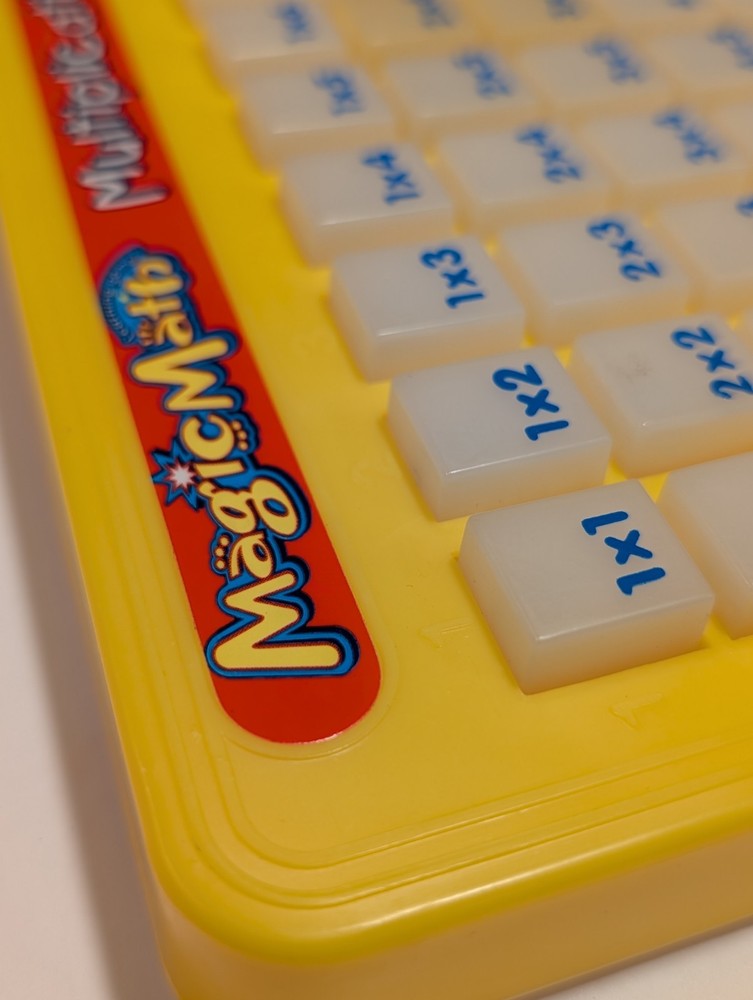 Vintage 1993 Magic Math Multiplication Educational Learning Machine