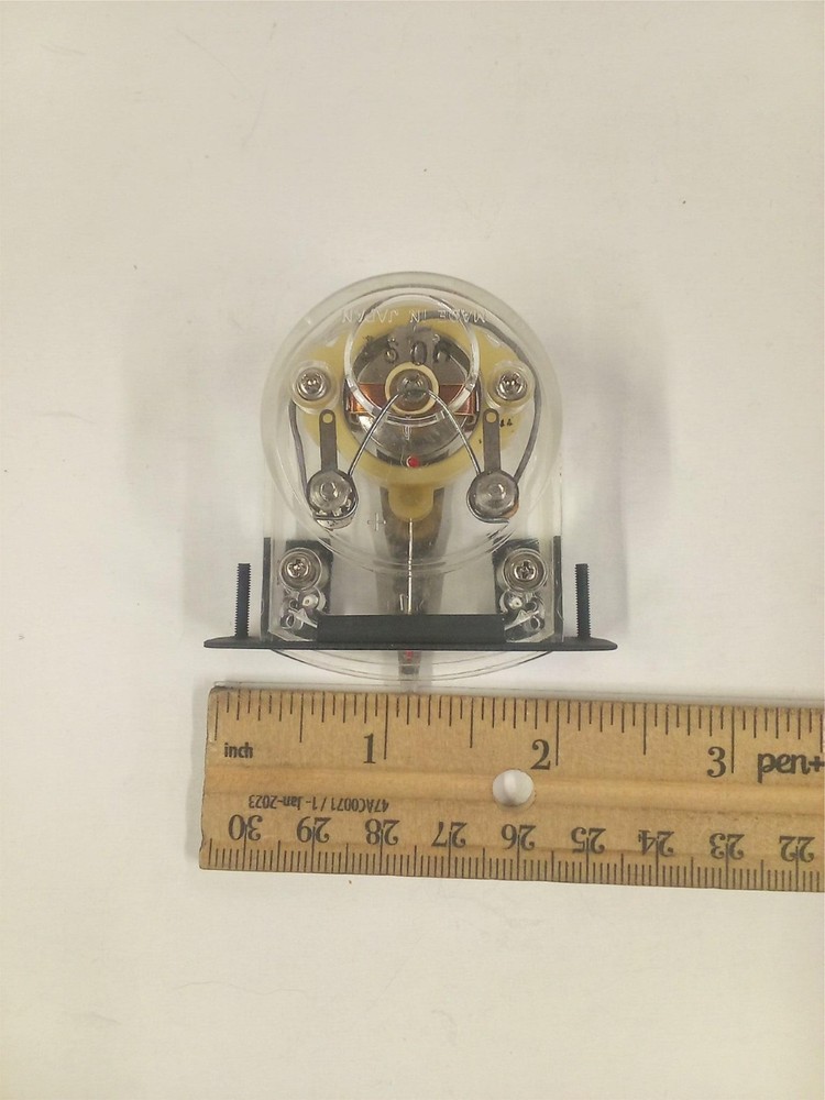 Japanese Maker Miniature Analog Edgewise Panel Meter +/- 0-20 Degrees Celsius
