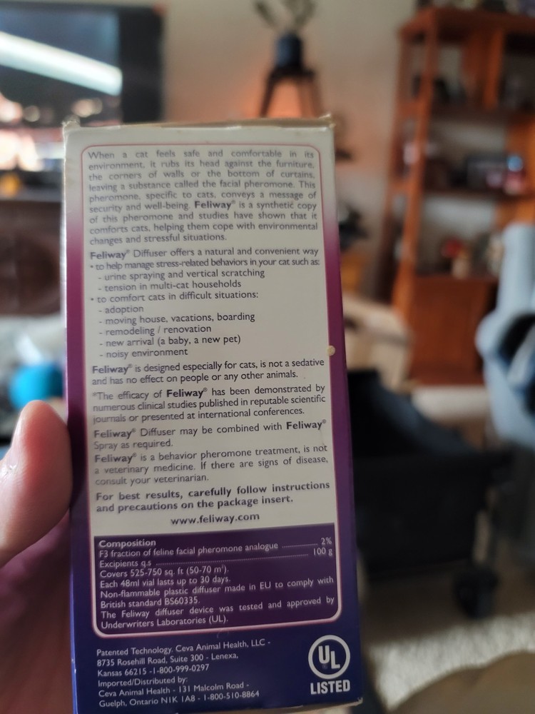 Feliway Plug-in Diffuser + 48ml Refil
