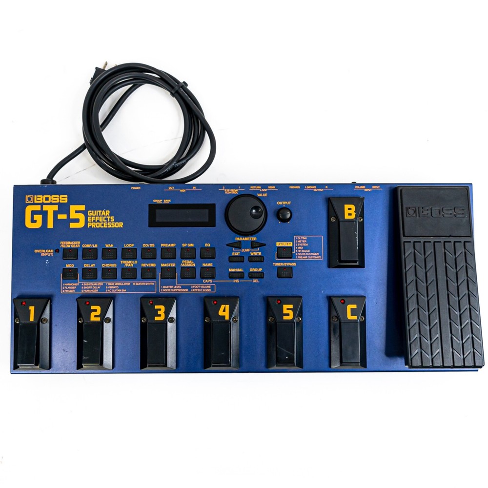 Boss GT-5 Guitar Multi-FX Processor – Classic ‘90s Guitar Powerhouse