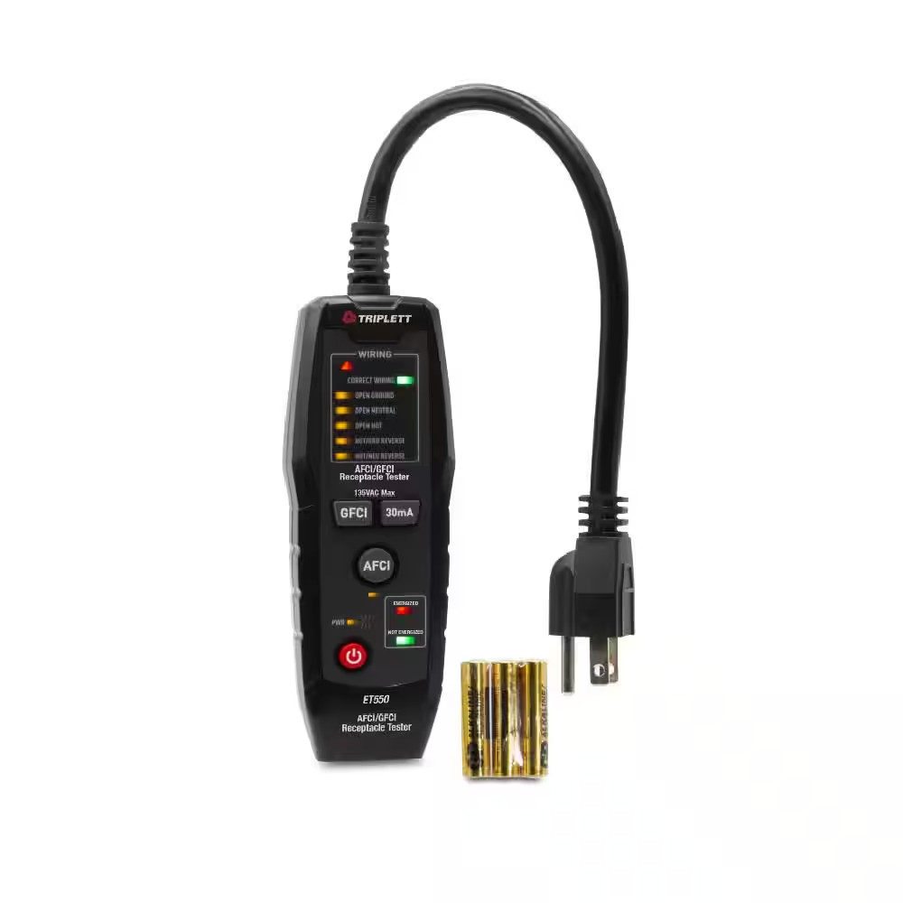 Digital AFCI/GFCI Receptacle Tester