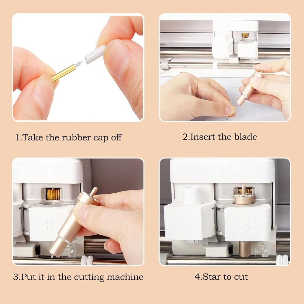 “Premium Fine Point Blade + Housing Compatible with Cricut Maker Explore Series”