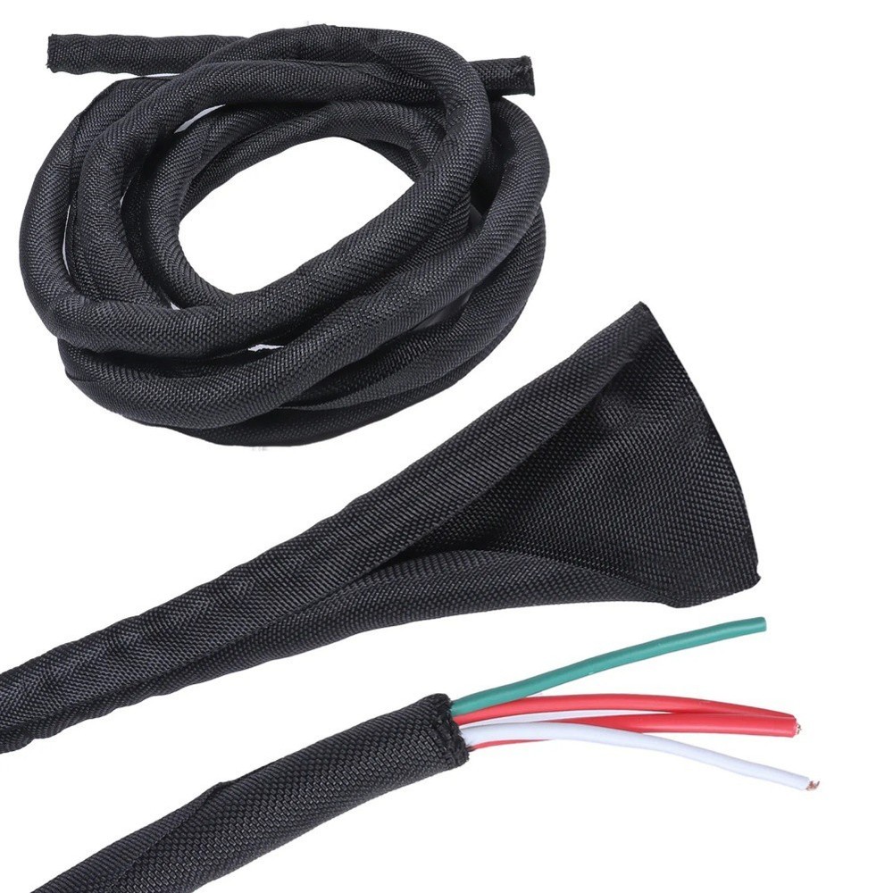 Automotive Harness Wrap Wire Routing Solution Tangle-Free Adjustable Length