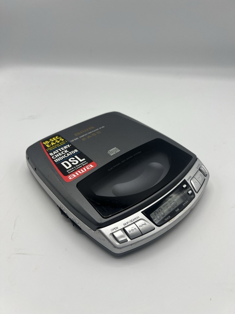 Aiwa Portable CD Compact Disc Player XP-560 EASS Tested  Working - Vintage