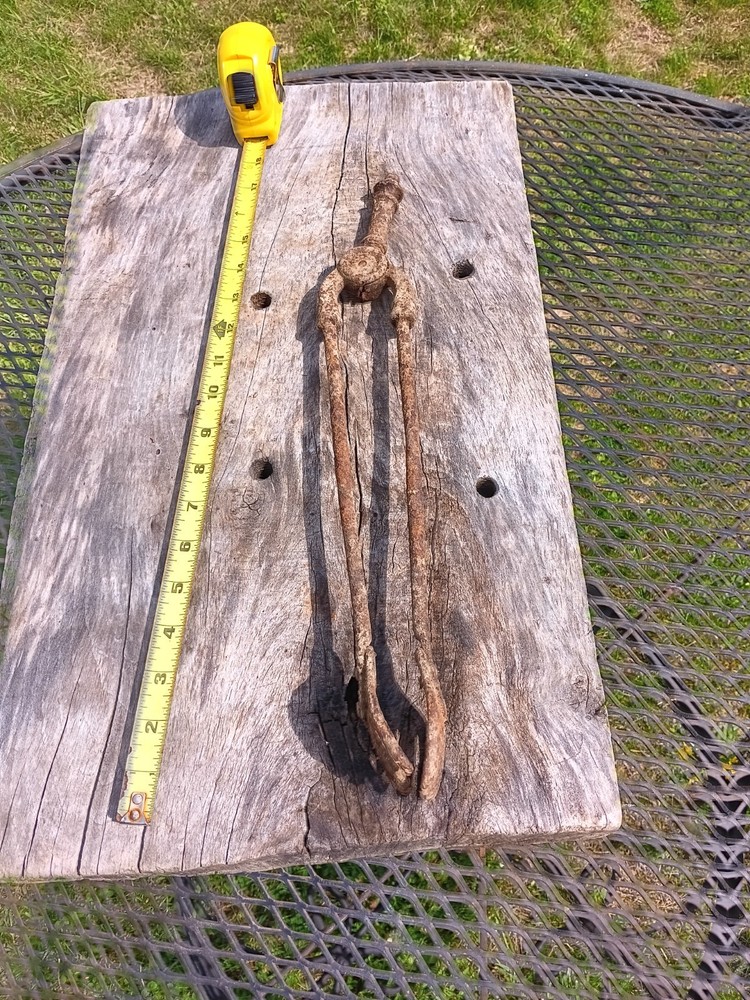 Antique Blacksmithing Coal Tongs