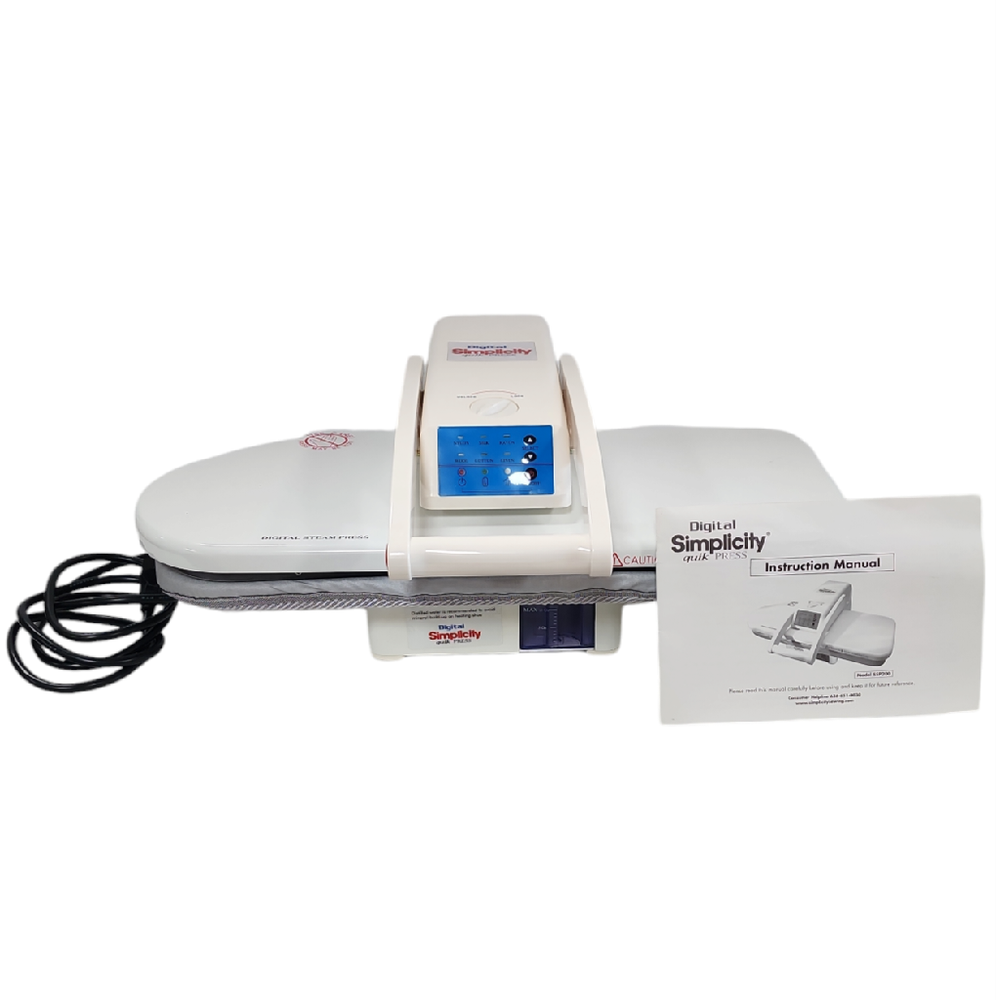 Simplicity SSP200 Digital Quick Press Steam Iron Fabric Graphics Transfers