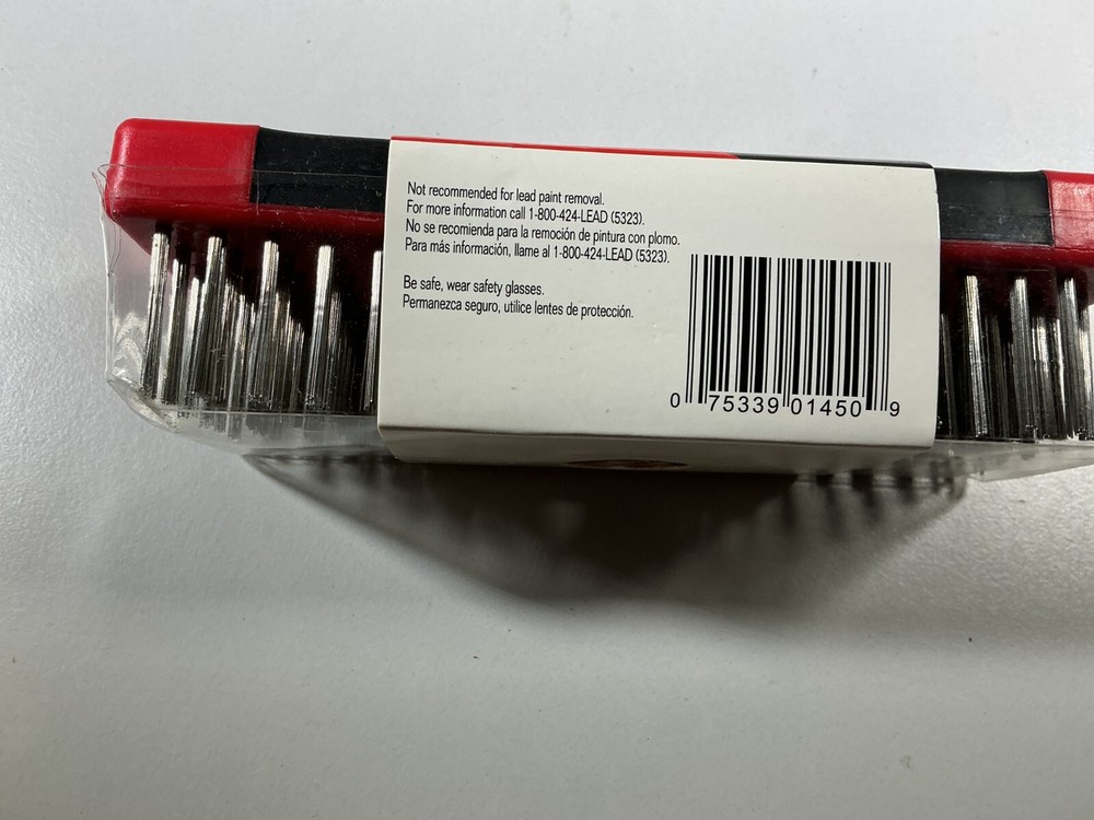 Red Devil Stainless Steel Brush 7” NIB 4166