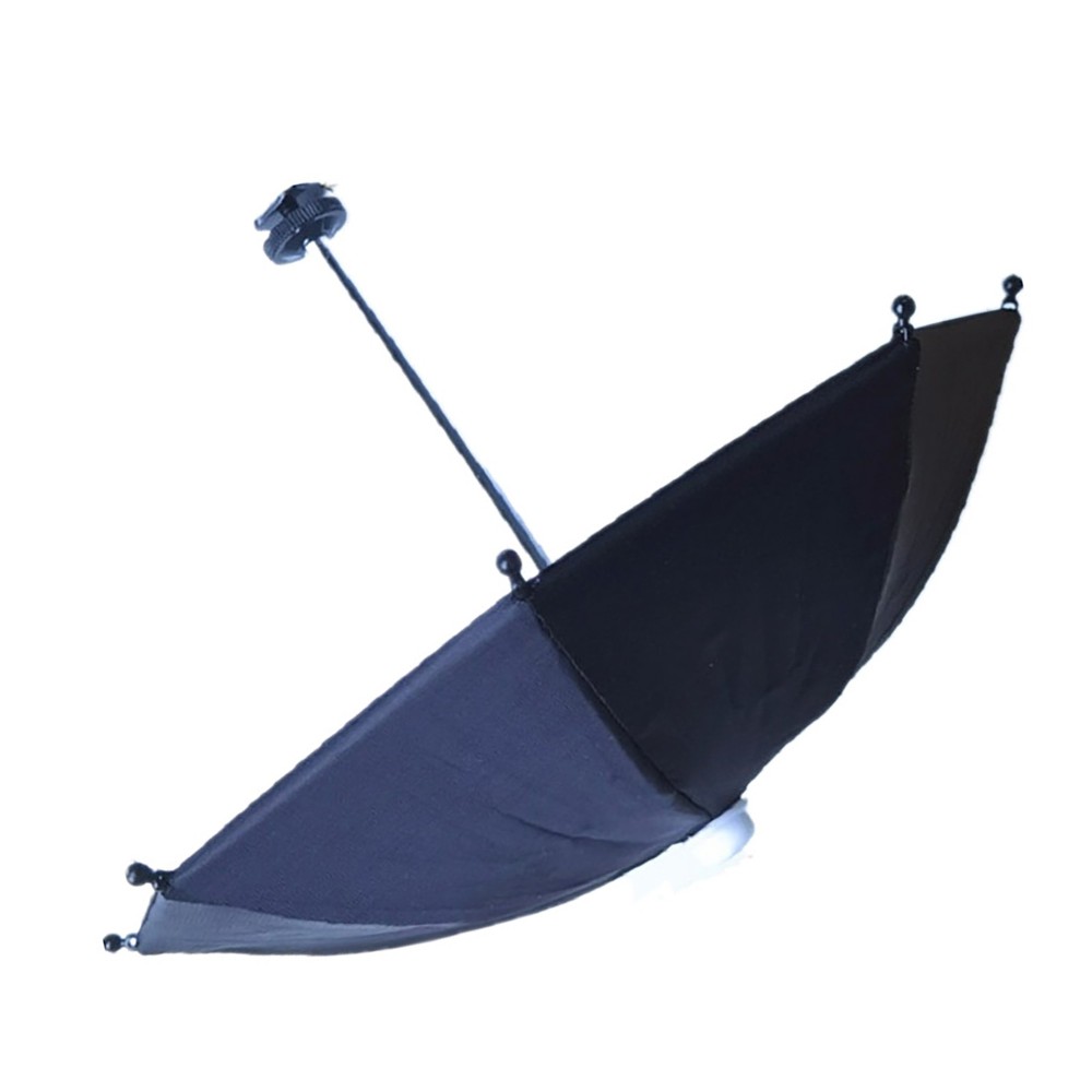 Black Hot Shoe Interface Composite Material Camera Umbrella Protection Umbrella;