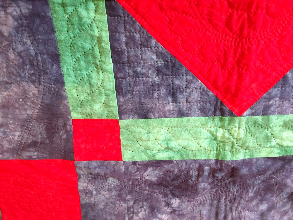 Homemade Patchwork Quilt Amish 30” Square
