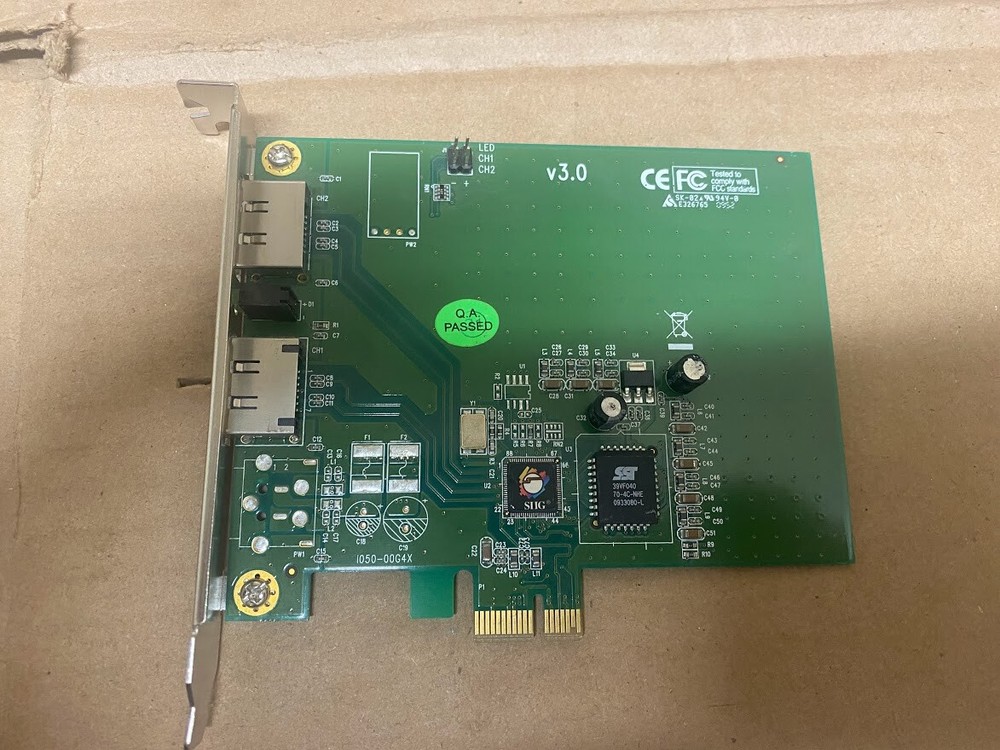 SIIG SC-SAE412-S3 2-Port PCI E Controller Adapter
