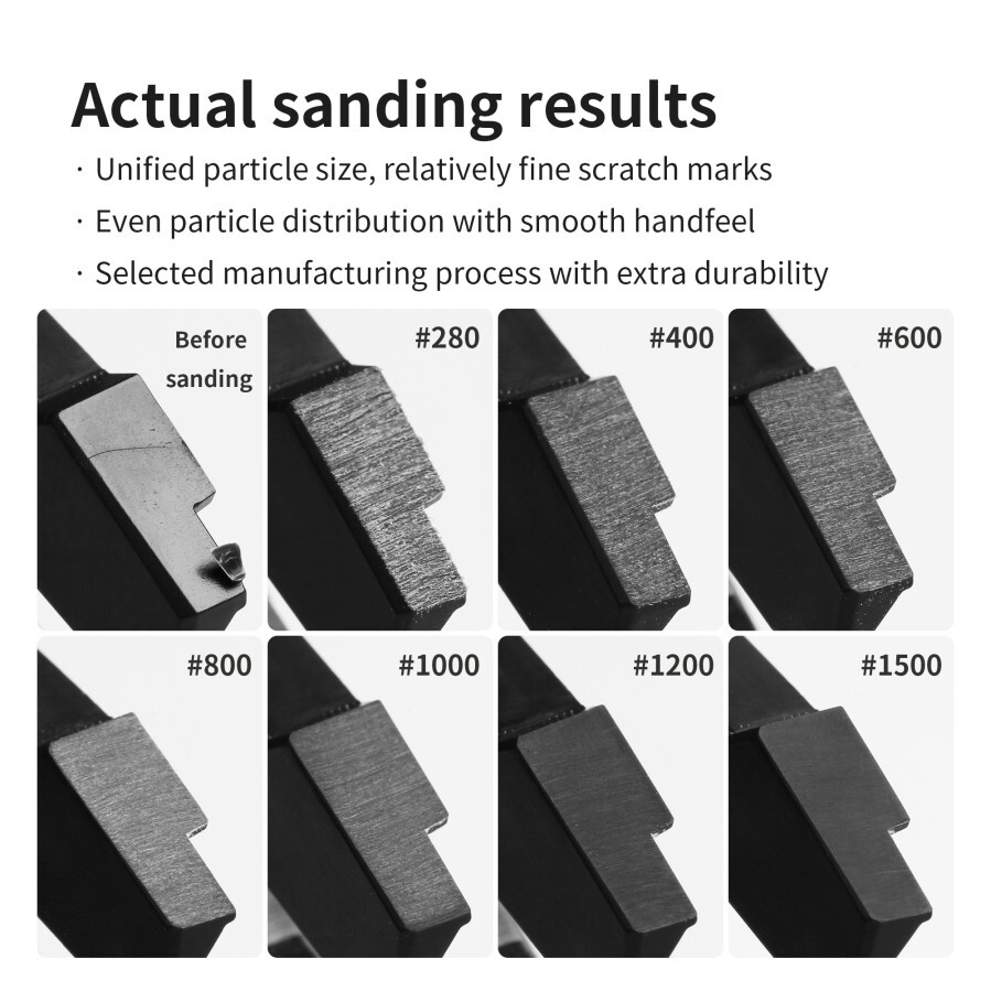DSPIAE: Composite Adhesive Sandpaper - 280#-1500# - XSP