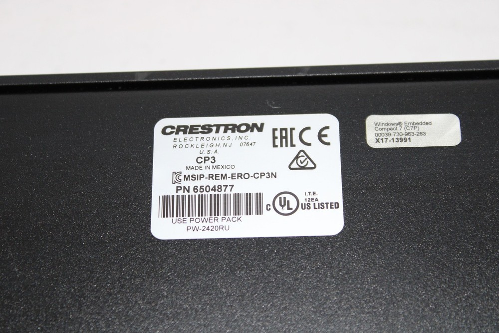 Crestron CP3 3-Series Advanced Control Processor