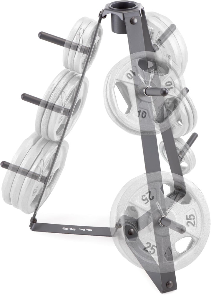 Plate Tree for Standard Size Weight Plates/Storage Rack for Exercise Weights PT-