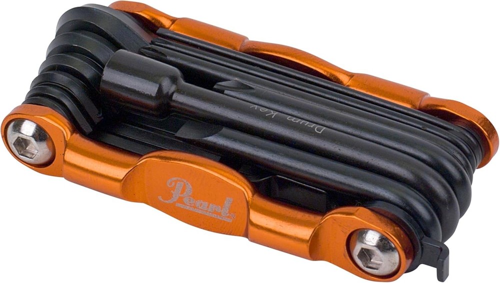 Pearl Tech Tool combination Drum Key and Drum Set Multi-Tool with five